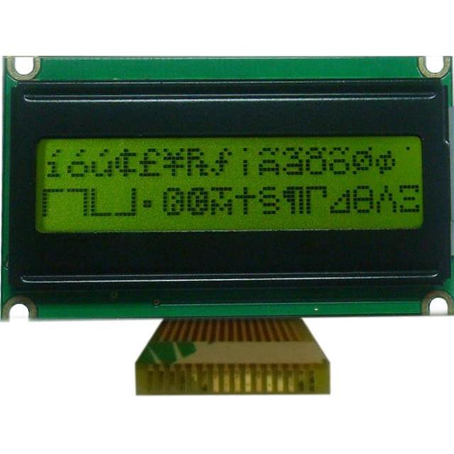 GFC1602AB-YPAEOSB03 Gi Far technology Co., Ltd  Écran LCD OLED à caractères et chiffres