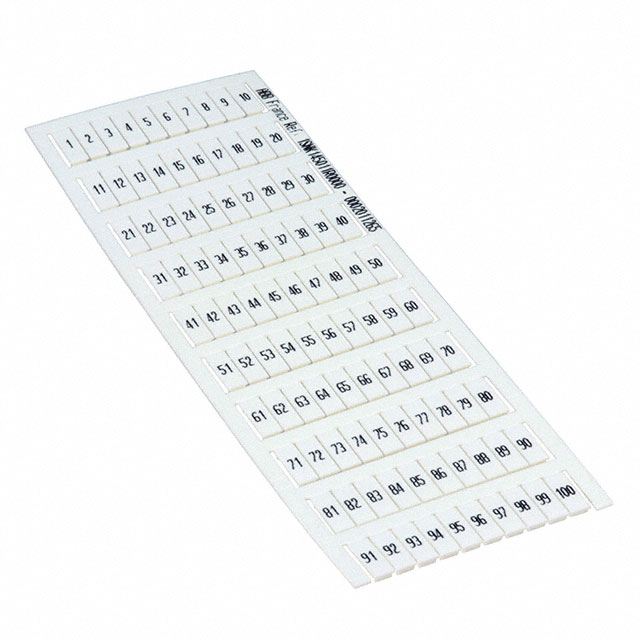 1SNK145011R0000 TE Connectivity ENTRELEC  Bandes de marquage pour borniers