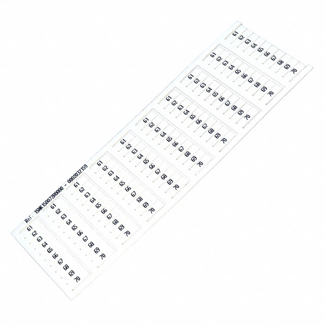 1SNK150072R0000 TE Connectivity ENTRELEC  Bandes de marquage pour borniers