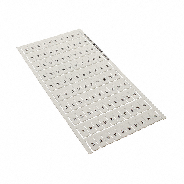 1SNK160041R0000 TE Connectivity ENTRELEC  Bandes de marquage pour borniers