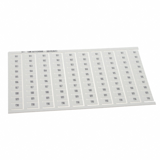 1SNK160192R0000 TE Connectivity ENTRELEC  Strisce di marcatura per morsettiere