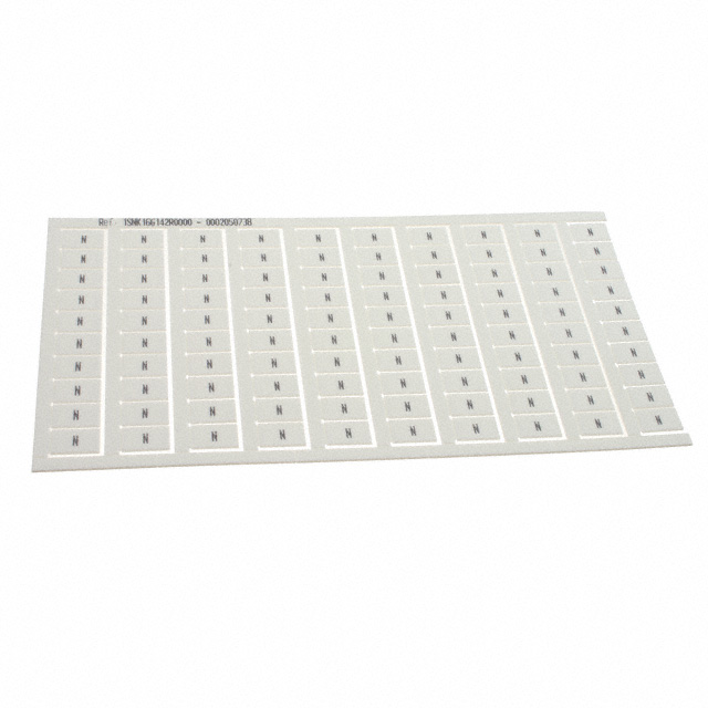 1SNK166142R0000 TE Connectivity ENTRELEC  Bandes de marquage pour borniers