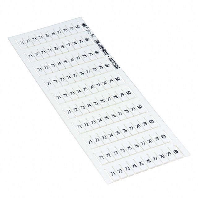 1SNK140081R0000 TE Connectivity ENTRELEC  Bandes de marquage pour borniers