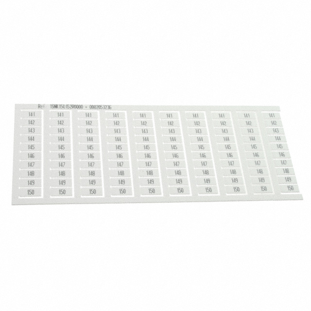 1SNK150152R0000 TE Connectivity ENTRELEC  Strisce di marcatura per morsettiere