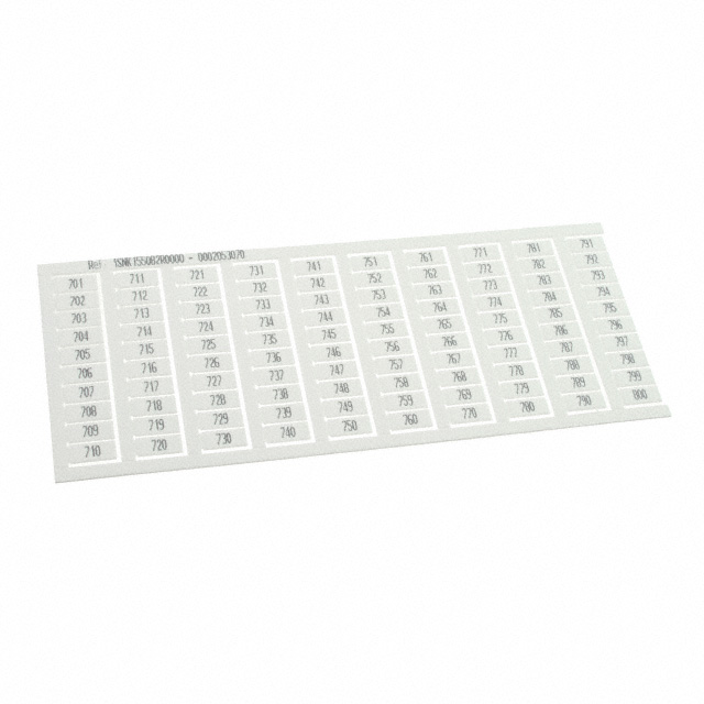 1SNK150172R0000 TE Connectivity ENTRELEC  Strisce di marcatura per morsettiere