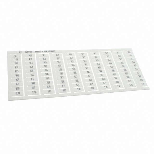 1SNK155082R0000 TE Connectivity ENTRELEC  Strisce di marcatura per morsettiere