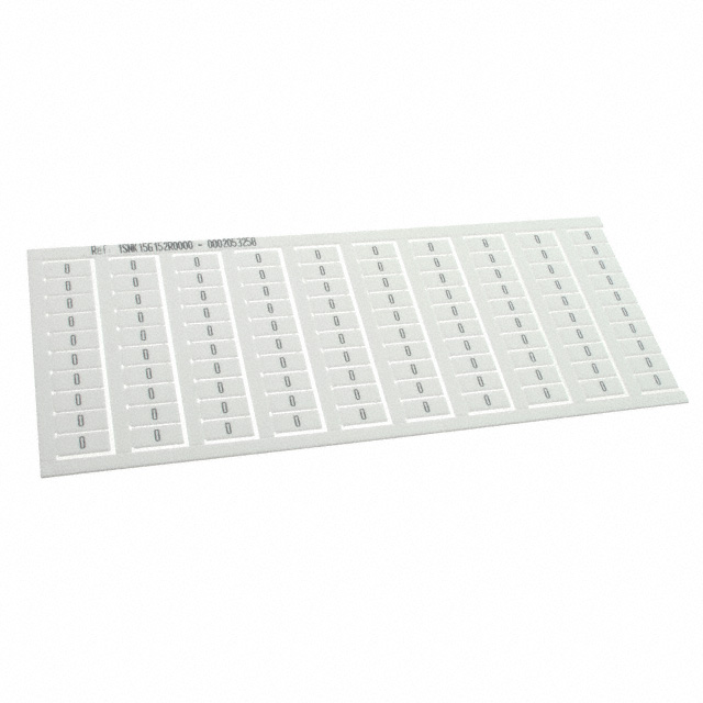 1SNK156152R0000 TE Connectivity ENTRELEC  Bandes de marquage pour borniers