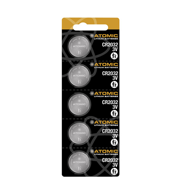 CR2032 (TS) Atomic  Piles non rechargeables (primaires)