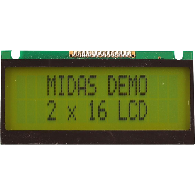MC21605FA6WE-SPTLY Midas Displays  Écran LCD OLED à caractères et chiffres