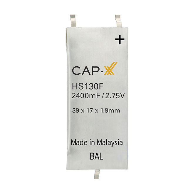 HS130F CAP-XX Ltd Supercapacitors  Folienkondensatoren