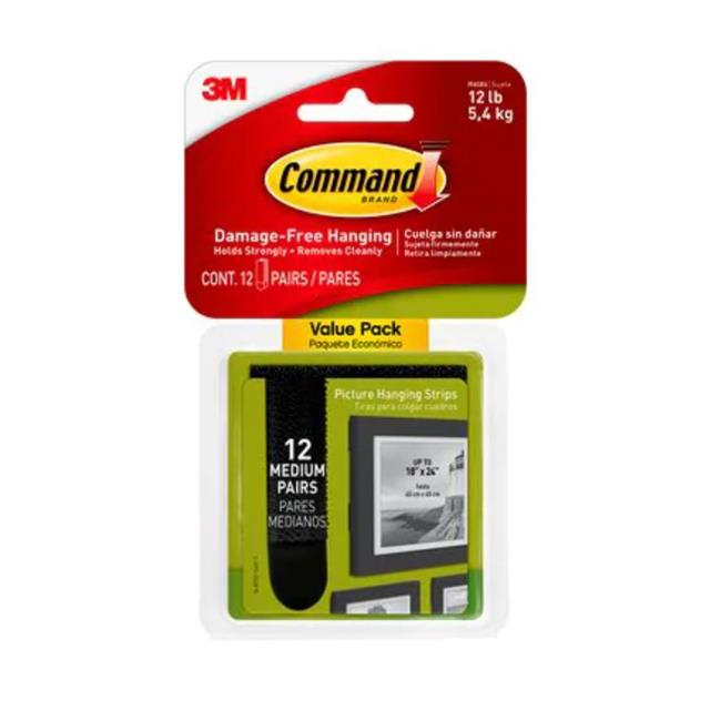 17204BLK-12ES 3M  Ganci per grucce e clip