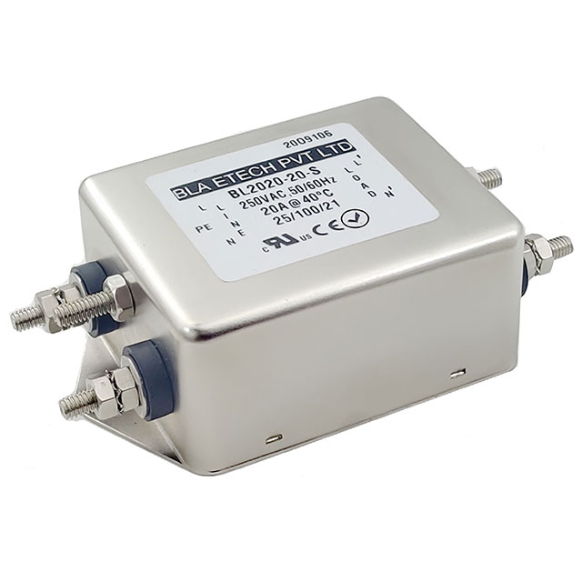 BL2020-20-S BLA ETECH, EMV EMC  Modules de filtrage de ligne électrique