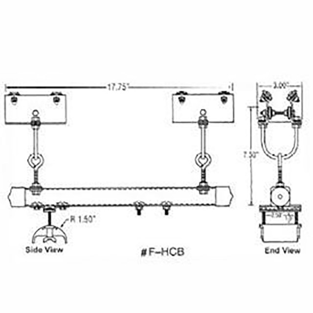 R-HCB Hubbell - Gleason  Workbench and Station Accessories