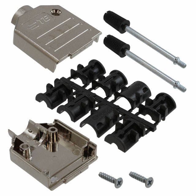 2198617-9 TE Connectivity AMP Connectors  Capots de connecteurs D-Sub en forme de D