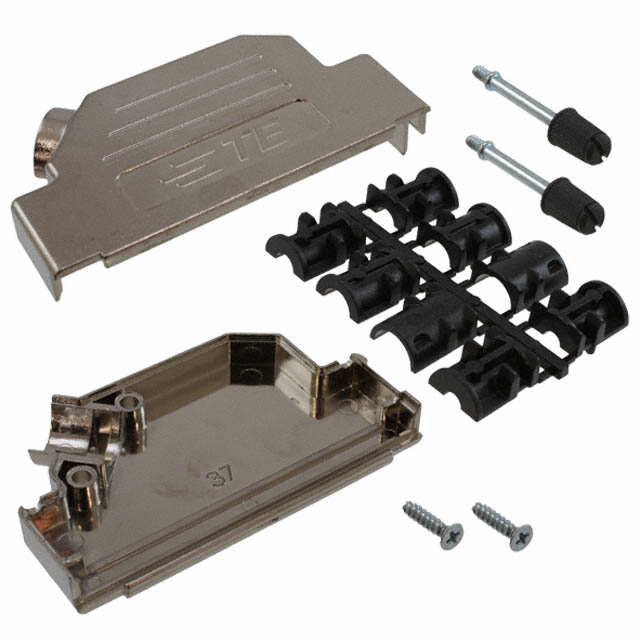 3-2198618-7 TE Connectivity AMP Connectors  Capots de connecteurs D-Sub en forme de D