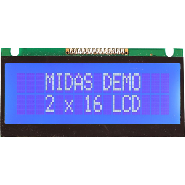 MC21605FA6WE-BNMLW Midas Displays  Écran LCD OLED à caractères et chiffres