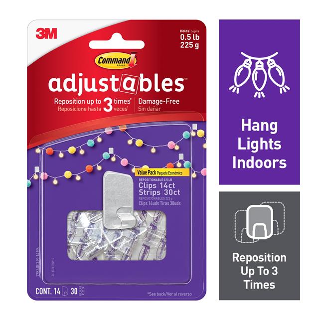 17840CLR-14ES 3M  Ganci per grucce e clip