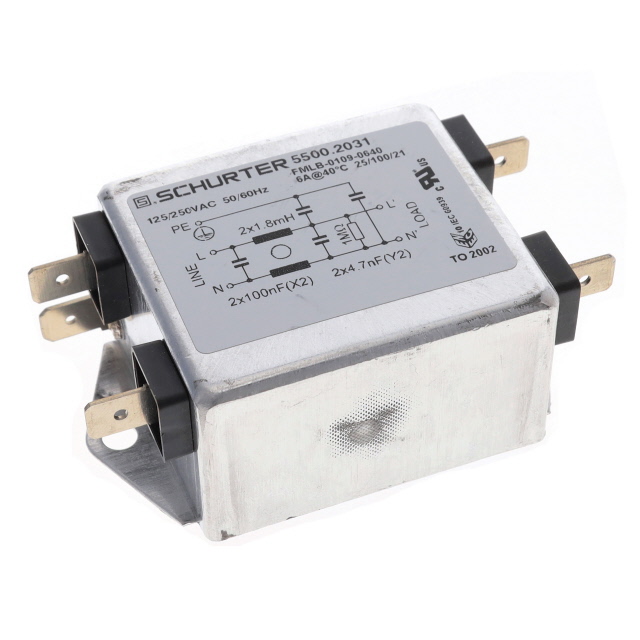 5500.2031 SCHURTER Inc.  Power Line Filter Modules