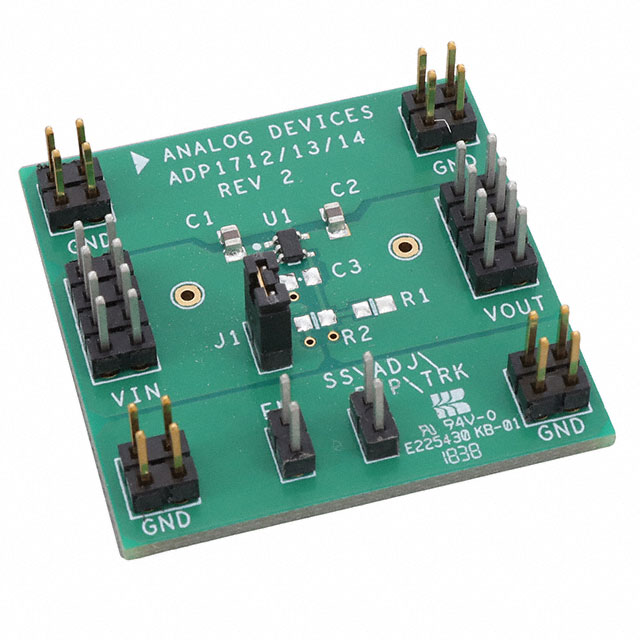ADP1714-3.3-EVALZ Analog Devices Inc.  Cartes d'évaluation de régulateurs de tension linéaires