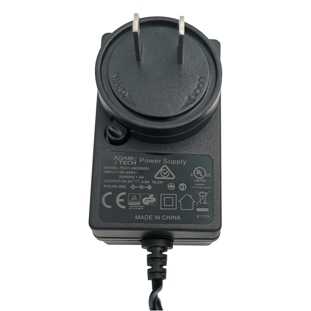 PA-008-1 Adam Tech  AC DC Desktop Wall Power Adapters