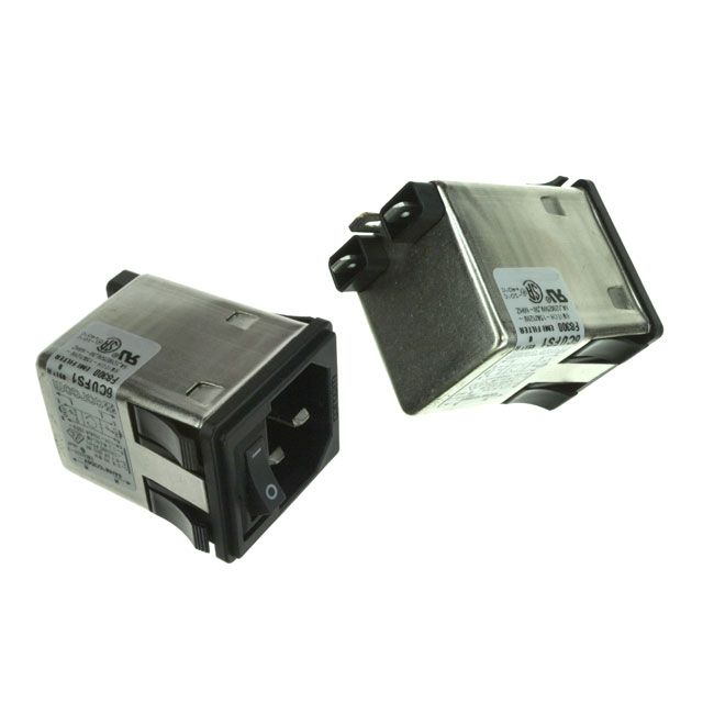 2-1609114-0 TE Connectivity Corcom Filters  Modules d'entrée d'alimentation (PEM)