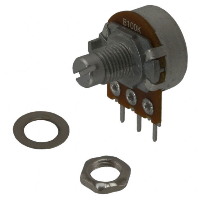 P160KN-0EB10B100K TT Electronics/BI  Rotary Potentiometers Rheostats