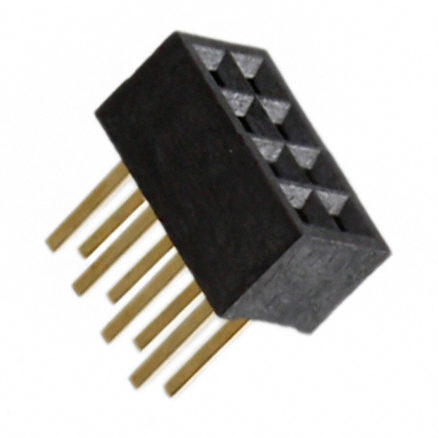 SFM210-LPSE-D04-ST-BK Sullins Connector Solutions  Headers Receptacles Female Sockets