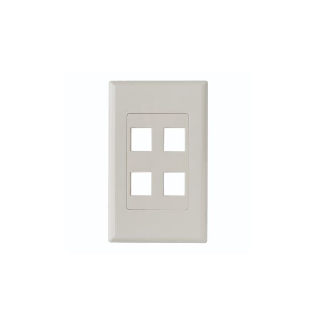 FPDS4-FW HellermannTyton  Keystone Faceplates Frames