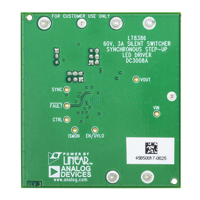 DC3008A Analog Devices Inc.  Cartes d'évaluation de pilotes LED