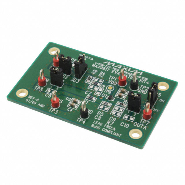 MAX9617EVKIT+ Analog Devices Inc./Maxim Integrated  Cartes d'évaluation d'amplificateurs opérationnels