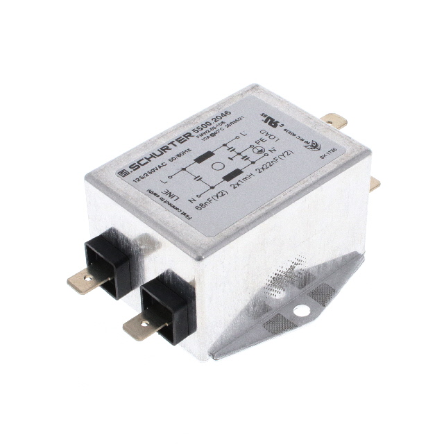 5500.2046 SCHURTER Inc.  Power Line Filter Modules
