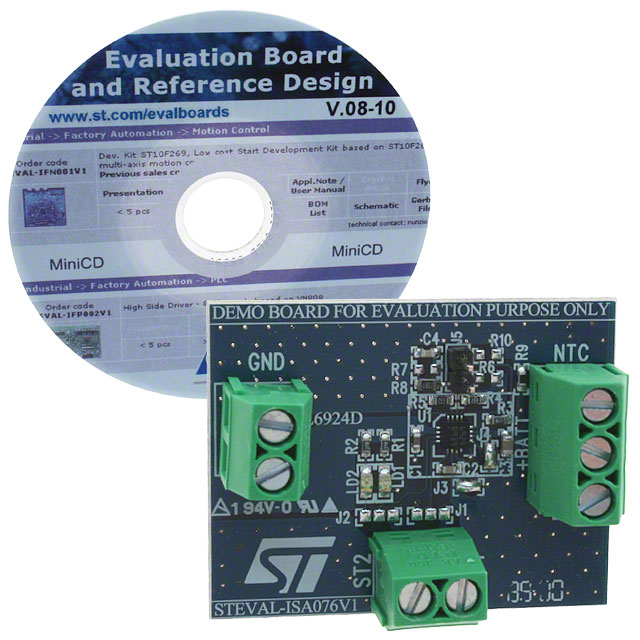 STEVAL-ISA076V1 STMicroelectronics  Cartes et kits d'évaluation et de démonstration