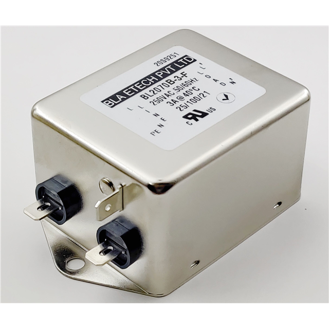 BL2070B-3-F BLA ETECH, EMV EMC  Power Line Filter Modules