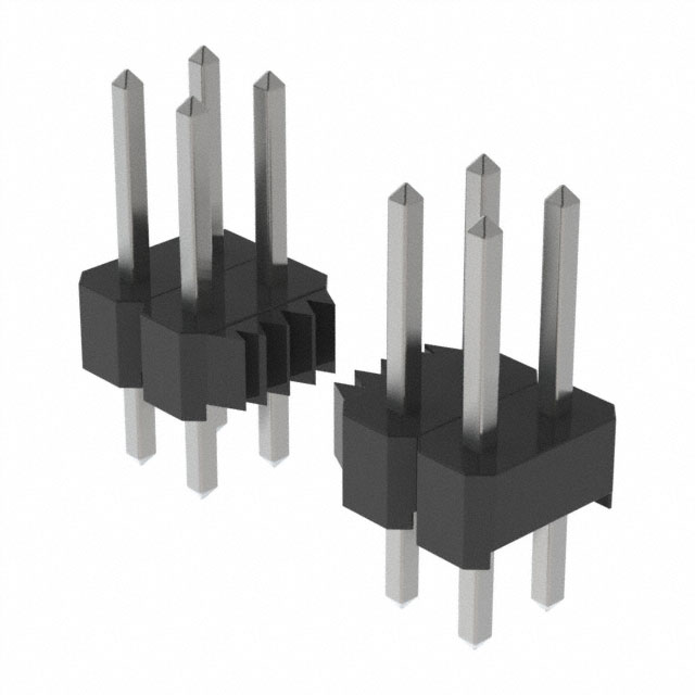 2308-6121-TP 3M  Embases à broches mâles