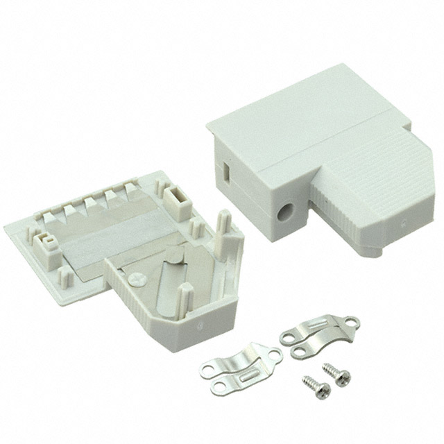5-1393738-9 TE Connectivity AMP Connectors  Capots de connecteurs D-Sub en forme de D
