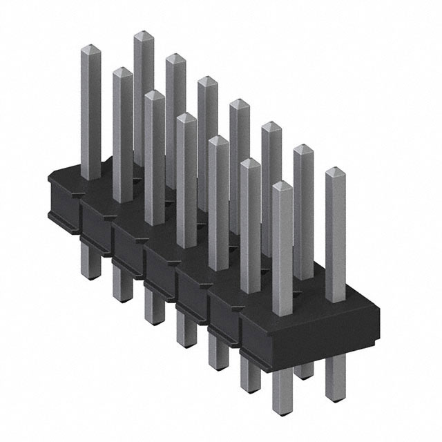 929836-01-07 3M  Headers Male Pins