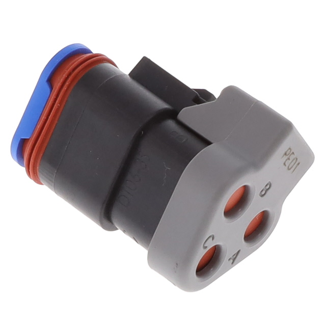 DT06-3S-PE01 TE Connectivity Deutsch Connectors  Rectangular Connector Housings