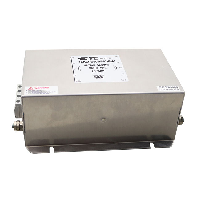 10KEPS10BFPWHM TE Connectivity Corcom Filters  Netzfiltermodule