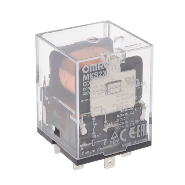 MKS2XT-11 DC220 Omron Automation and Safety  Power Relays Over 2 Amps