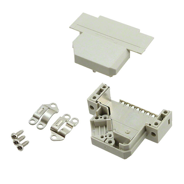 6-1393738-1 TE Connectivity AMP Connectors  Capots de connecteurs D-Sub en forme de D