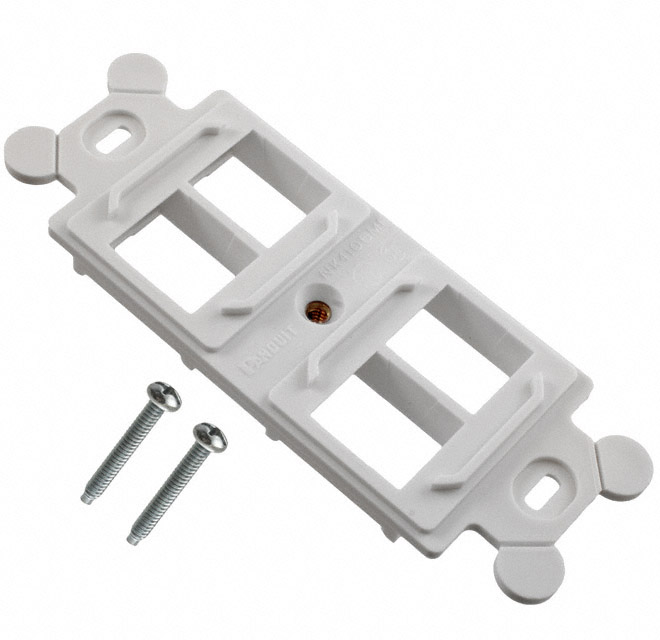 NK4106MFWH Panduit Corp  Keystone Faceplates Frames