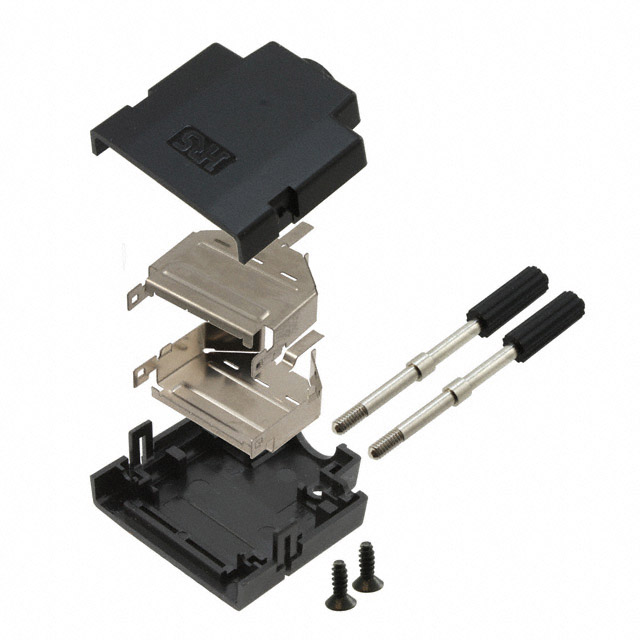 DH-27-CV2B Hirose Electric Co Ltd  Capots de connecteurs D-Sub en forme de D