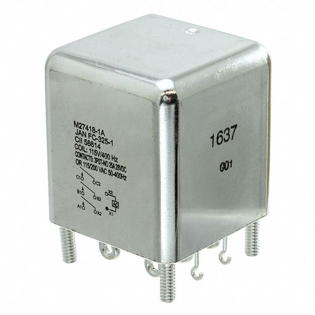 FC-325-1 TE Connectivity Aerospace, Defense and Marine  Power Relays Over 2 Amps
