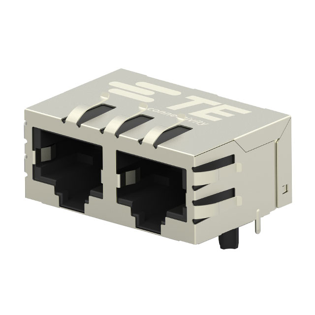 2301996-2 TE Connectivity AMP Connectors  Modular Connector Jacks With Magnetics
