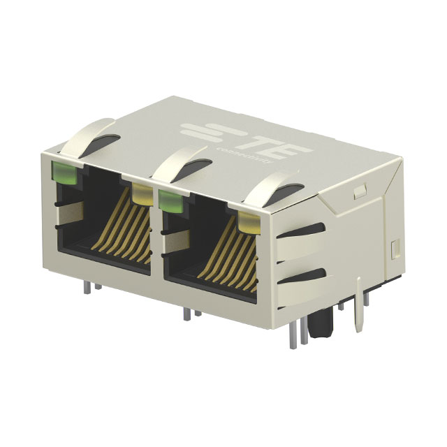 2301996-7 TE Connectivity AMP Connectors  Modular Connector Jacks With Magnetics