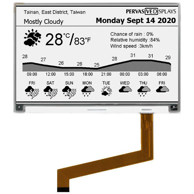 E2741CS0B2 Pervasive Displays  Écran LCD OLED graphique