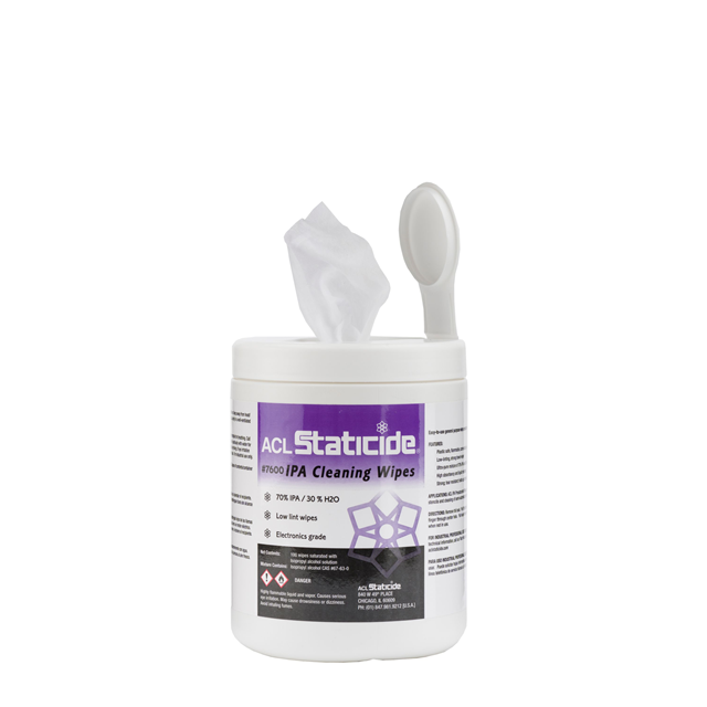 7630 ACL Staticide Inc  Clean Room Treatments Cleaners Wipes