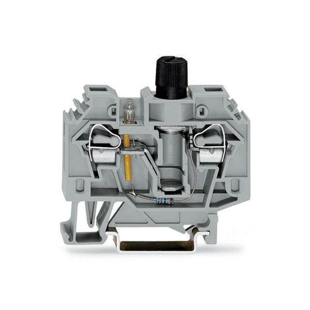 282-128/281-418 WAGO Corporation  Canal de riel DIN