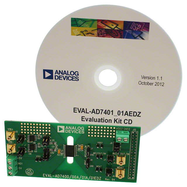 EVAL-AD7400AEDZ Analog Devices Inc.  Cartes d'évaluation des convertisseurs analogique-numérique (CAN)