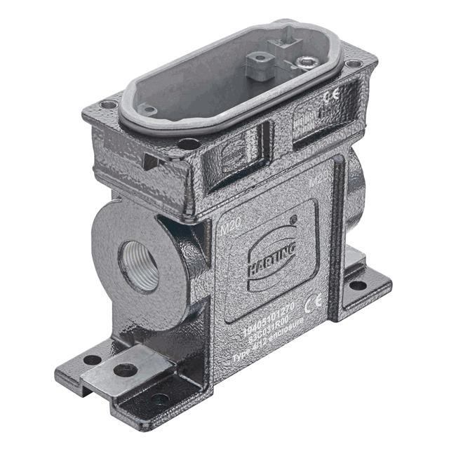 19405101273 HARTING  Alloggiamenti per connettori per impieghi gravosi, cappucci e basi